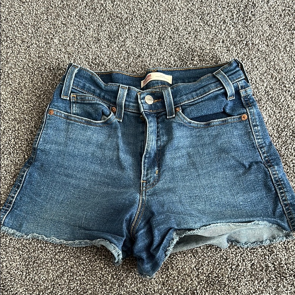Signature by Levi Strauss Dark Blue Jean Shorts
